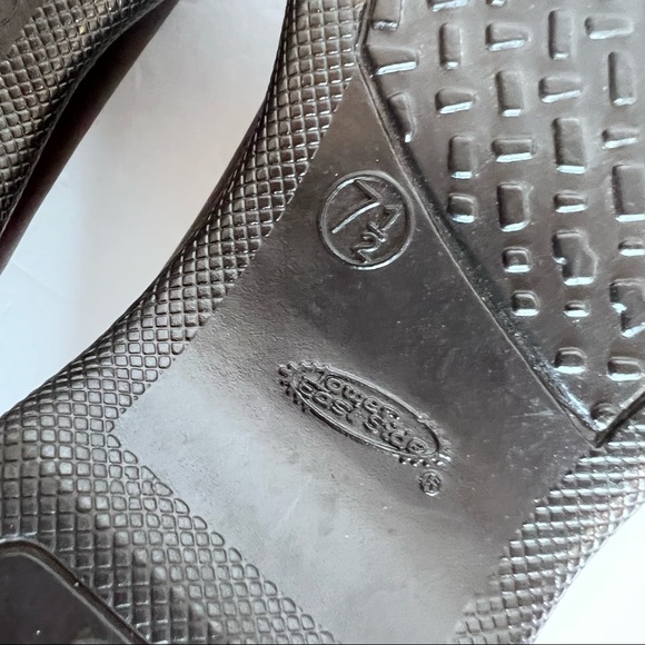 Lower East Side Mary Jane Wedge Platform Strap Loafer size 7.5 Red Brown 90 Vibe - Picture 6 of 13